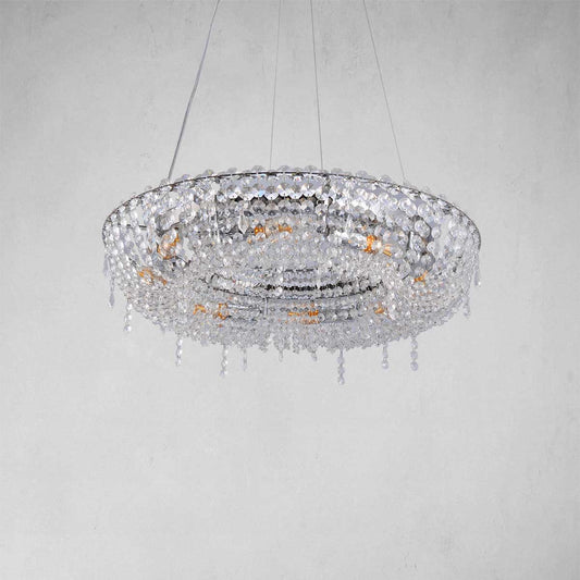 Round Crystal Chandelier