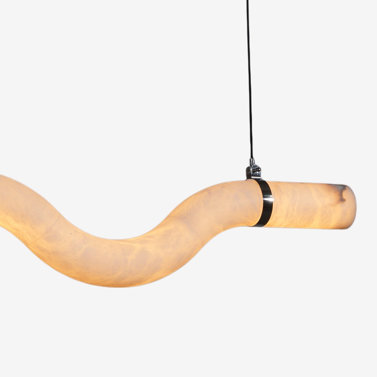 Waon Curved Alabaster Chandelier