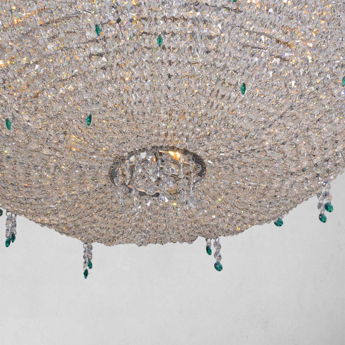 Umbrella crystal chandelier