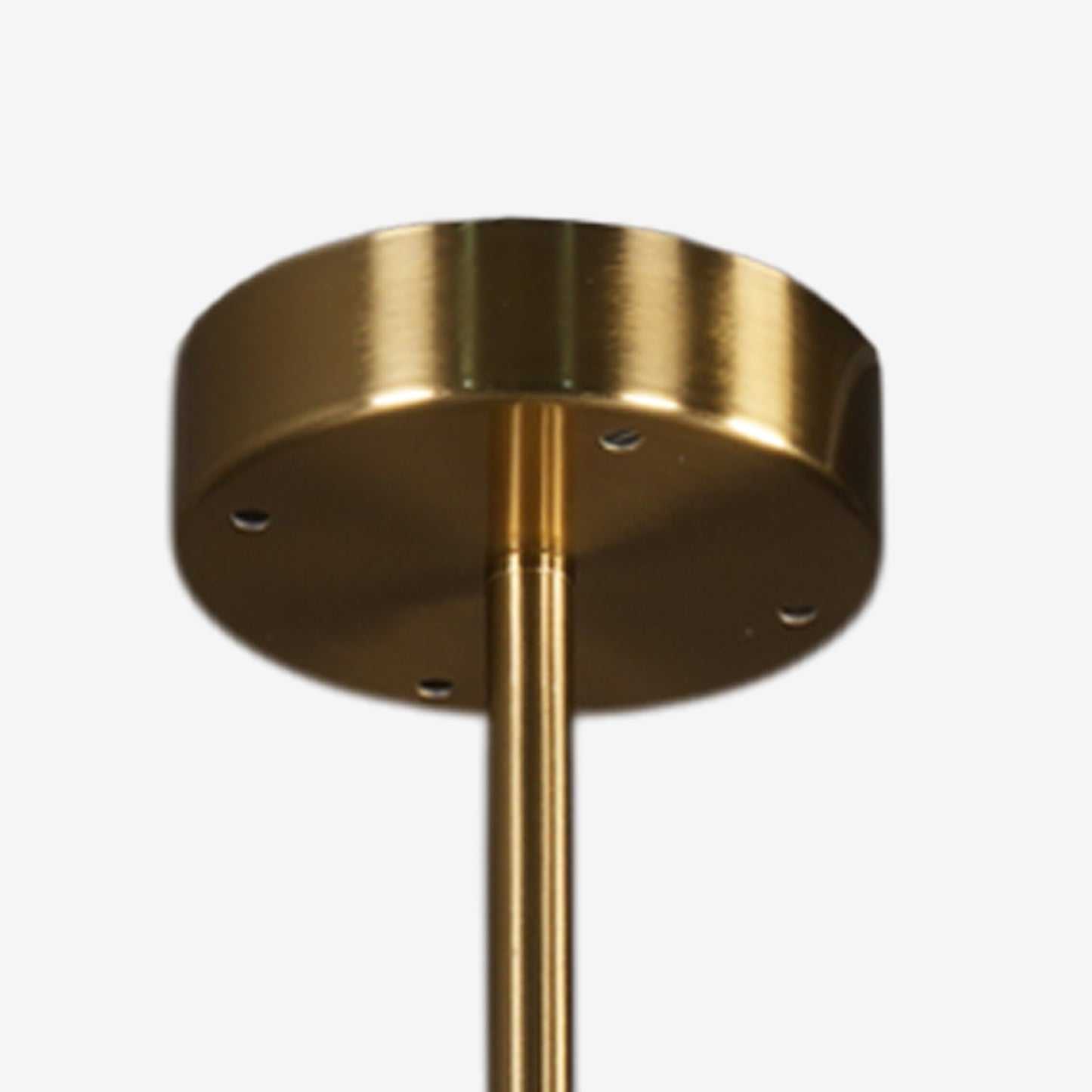 Round double-layer alabaster chandelier