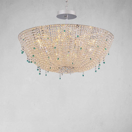 Umbrella crystal chandelier