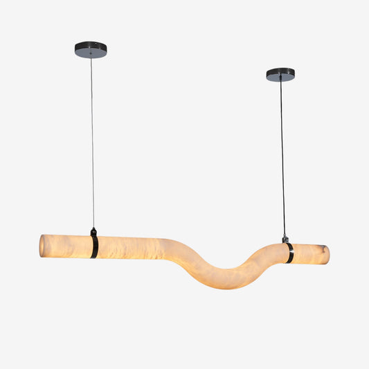 Waon Curved Alabaster Chandelier