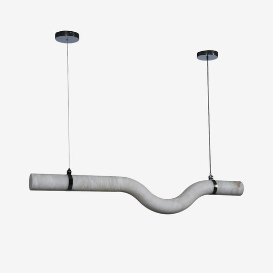 Waon Curved Alabaster Chandelier