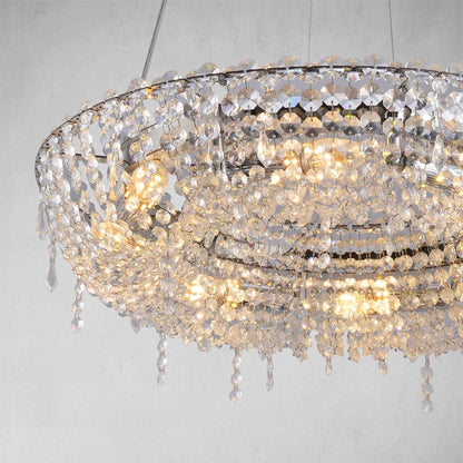 Round Crystal Chandelier