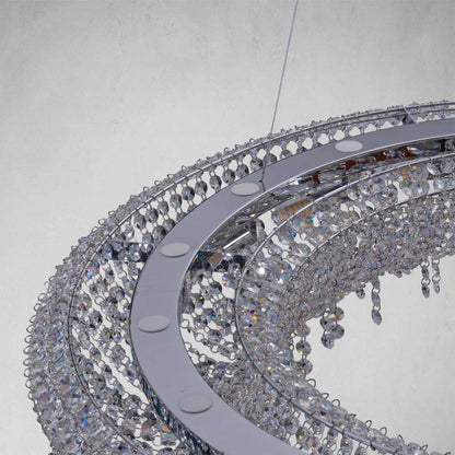 Umbrella crystal chandelier