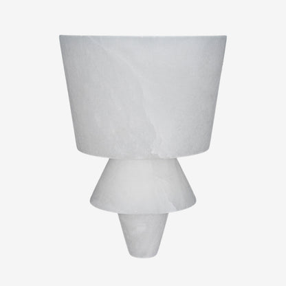 Kayla Living Room Alabaster Wall Sconce