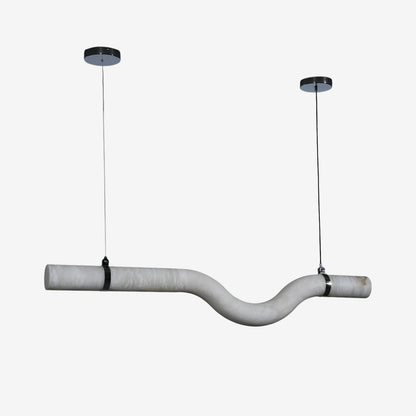 Waon Curved Alabaster Chandelier