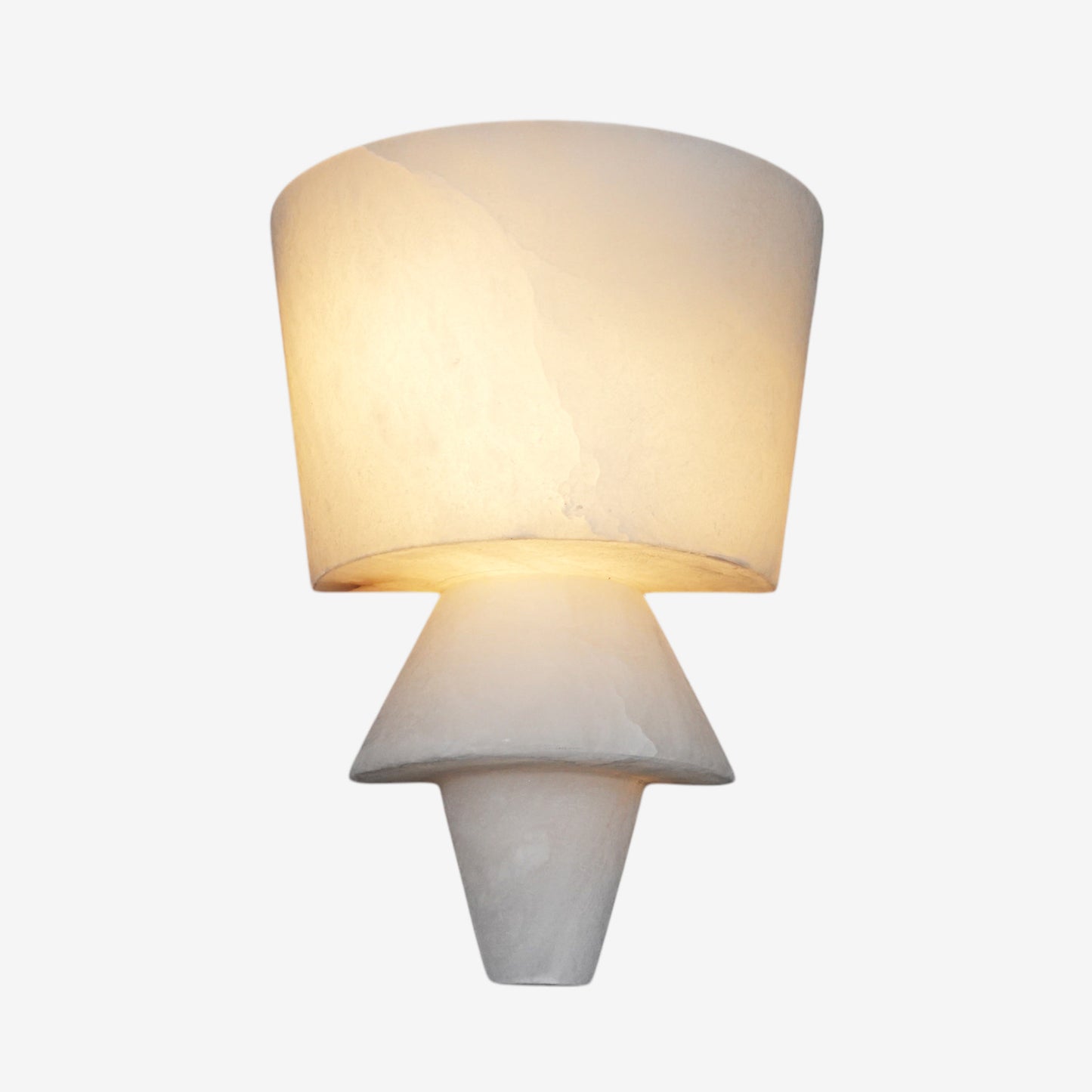 Kayla Living Room Alabaster Wall Sconce