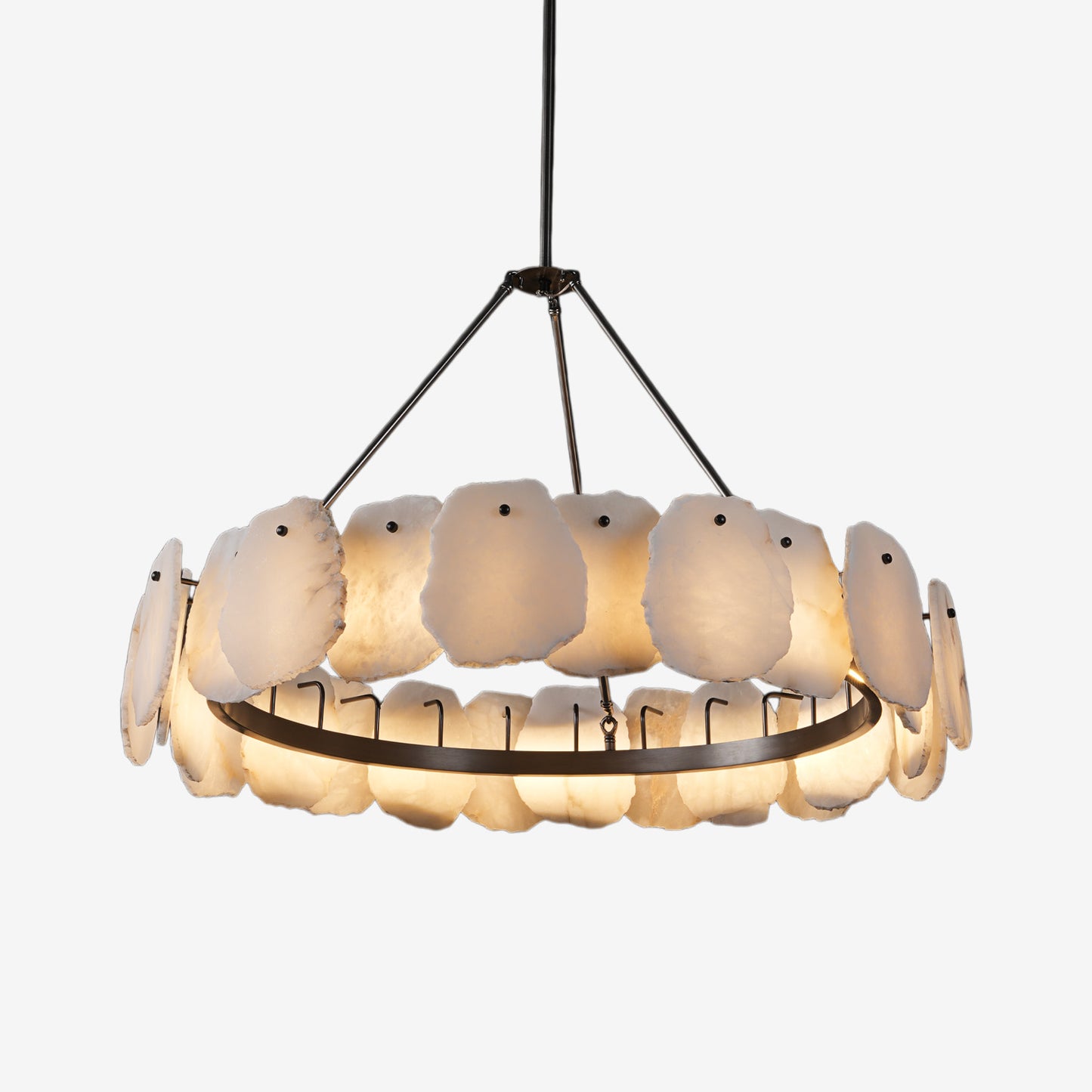 Aetheris Alabaster Round Chandelier