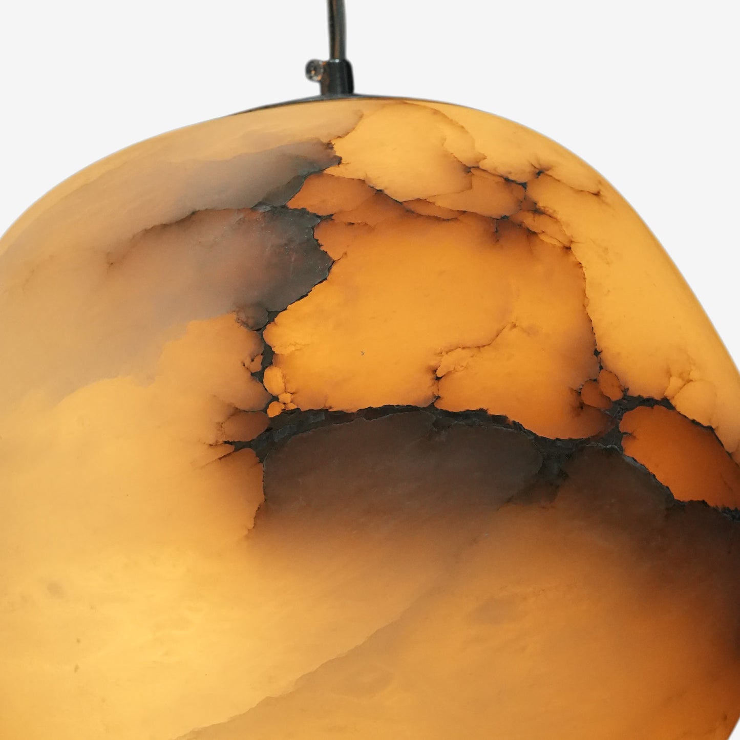 Alabaster Pebble Pendant Light